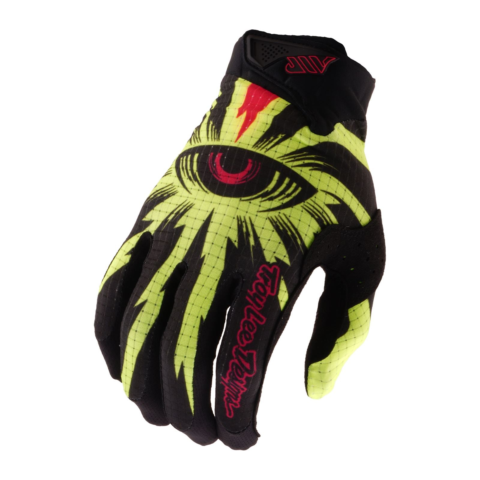 Troy Lee Designs Spring 2026 Youth AIR Cyclops MX Gloves Black Flo Yellow